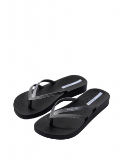 Ipanema dámské žabky Bossa Soft V Fem black/silver Velikost: 37