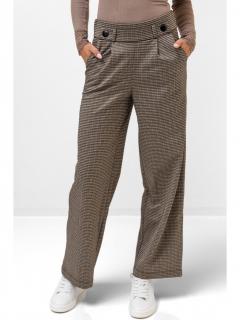 JDY dámské široké kalhoty Geggo pepito šedohnědé Velikost: XL/32
