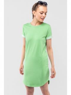 JDY dámské tričkové šaty Ivy světle zelené Velikost: XS
