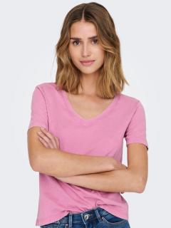 JDY dámské volné triko Farock růžové Velikost: L
