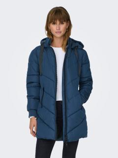 JDY dámský zimní kabát Skylar modrý Velikost: L
