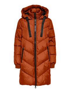 JDY dámský zimní kabát Skylar oranžový Velikost: L