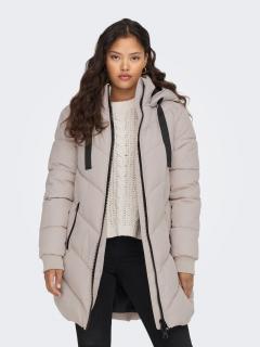 JDY dámský zimní kabát Skylar šedobéžový Velikost: L