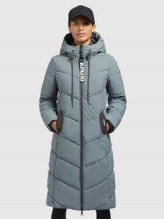Khujo dámský zimní kabát Aribay šedomodrý Velikost: XXL