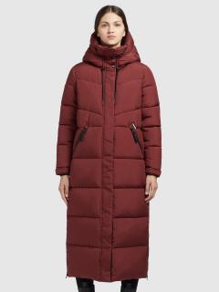 Khujo dámský zimní kabát Shimanta vínový Velikost: XL