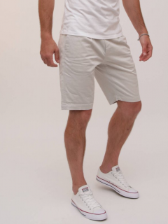 M.O.D. pánské plátěné kraťasy Harry chino shorts světle šedé Velikost: 29