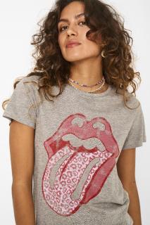 Noisy May dámské triko Nate Rolling Stones šedé Velikost: L