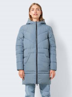 Noisy May dámský zimní kabát Dalcon šedomodrý Velikost: XL