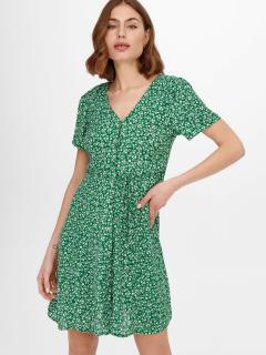 Only dámské květované šaty Sonja zelené Velikost: 38