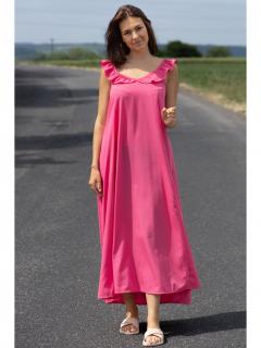 Only dámské midi šaty Zora růžové Velikost: M