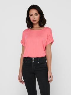 Only dámské volné triko Moster růžové Velikost: XL