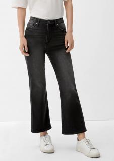 Q/S s.Oliver dámské džíny se širokými nohavicemi černé Velikost: 32
