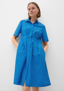 Q/S s.Oliver dámské košilové šaty modré Velikost: 38