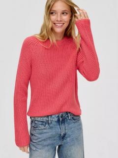 Q/S s.Oliver dámský pletený svetr korálový Velikost: XL