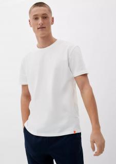 Q/S s.Oliver pánské triko krátký rukáv bílé Velikost: M