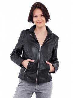 Rino&Pelle dámská kožená bunda GITTEL černý Velikost: 38