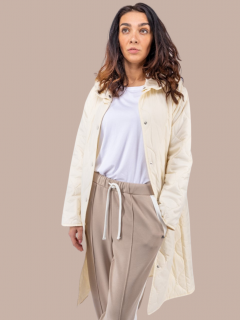 Rino&Pelle dámský přechodový kabát Kimo krémový Velikost: 36