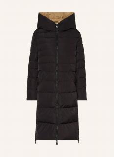 Rino&Pelle dámský zimní oboustranný maxi kabát Keila černý/hnědý Velikost: 34