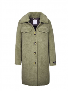 Rino & Pelle dámský zimní Teddy kabát Goldwin zelený Velikost: 36