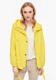 s.Oliver dámská jarní bunda s kapucou žlutá Velikost: 32