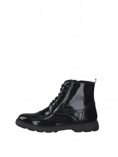 s.Oliver dámská šněrovací kotníková obuv 5-25465-39 black patent Velikost: 38