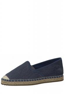 s.Oliver dámské espadrilky 5-24210-28 modré Velikost: 36