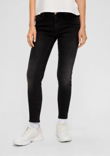 s.Oliver dámské skinny fit džíny Sadie černé Velikost: 32/32