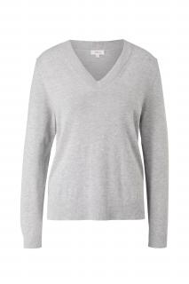 s.Oliver dámský lehký svetr s výstřihem do V šedý Velikost: 36