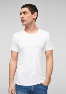s.Oliver pánské triko basic s krátkým rukávem bílé 2ks Velikost: M