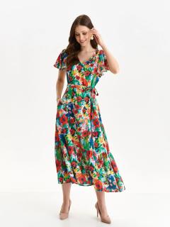 Top Secret dámské květované midi šaty multicolor Velikost: 34