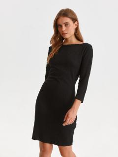 Top Secret dámské pouzdrové šaty se vzorem černé Velikost: 34