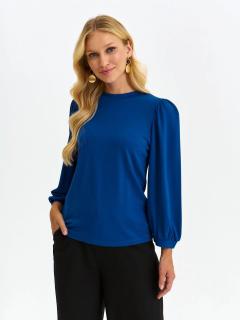 Top Secret dámské triko s nabíraným rukávem modré Velikost: 34