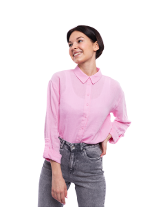 Vero Moda dámská bavlněná košile Prilla světle růžová Velikost: L