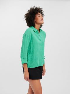 Vero Moda dámská bavlněná košile Prilla zelená Velikost: M