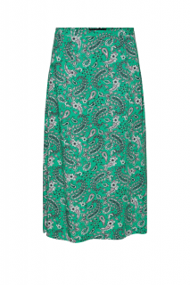 Vero Moda dámská midi sukně Signe zelená Velikost: M