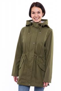 Vero Moda dámská pláštěnková dlouhá bunda Shady khaki Velikost: XL