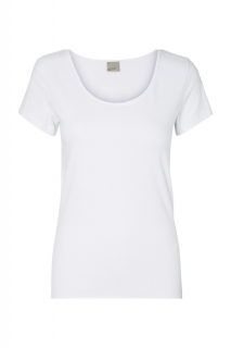 Vero Moda dámské basic triko s krátkým rukávem bílé Velikost: L