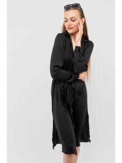 Vero Moda dámské košilové šaty Darcy černé Velikost: XL