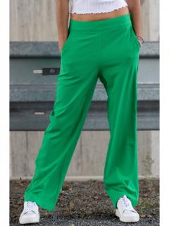 Vero Moda dámské široké kalhoty Liscookie zelené Velikost: M/30