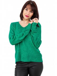 Vero Moda dámský svetr do V Newwind zelený Velikost: M