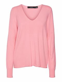 Vero Moda dámský svetr Happiness růžový Velikost: XL