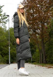 Vero Moda dámský zimní maxi kabát Uppsala khaki Velikost: L