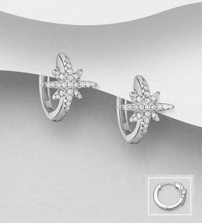13mm náušnice kroužky 2,7gr (Materiál stříbro Ag 925/1000 - likvidace skladu)