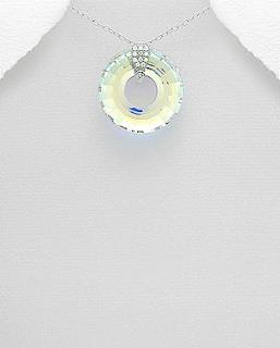 AKCE - přívěsek Donat 4,85g (Přívěsky Swarovski Elements s certifikátem likvidace skladu)