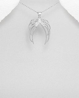 Andělská křídla 1,6gr (Materiál stříbro Ag 925/1000 se zirkony)