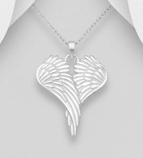 Andělská křídla přívěsek 4,4gr (Materiál stříbro Ag 925/1000 - TOP šperky)