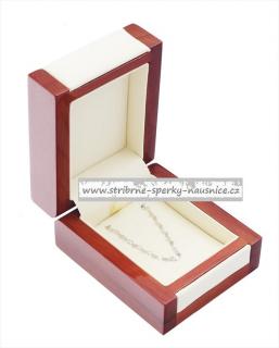 Luxusní dárková krabička dřevěná Capucino (Dárkové krabičky na šperky - skvělá cena)