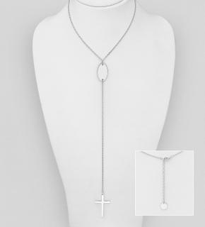 Náhrdelník s křížem 4,4gr (Materiál stříbro Ag 925/1000)