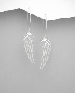 Náušnice křídla anděla (Materiál stříbro Ag 925/1000)