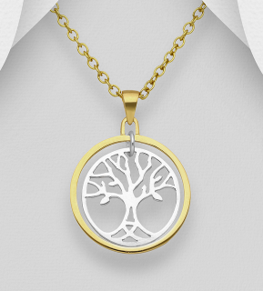 Pozlacený strom života 1,8gr (Materiál pozlacené stříbro Ag 925/1000)